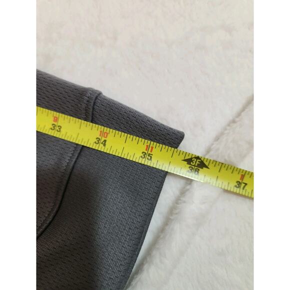 Under Armour Jacket Mens Large Gray Soft Shell Long Sleeve Zip Athleisure Bomber - Picture 11 of 13